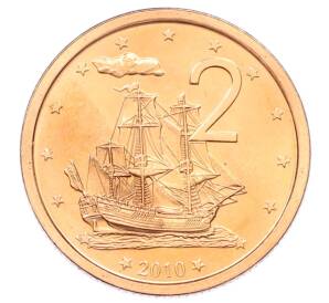 2 цента 2010 года Острова Кука — Фото №1