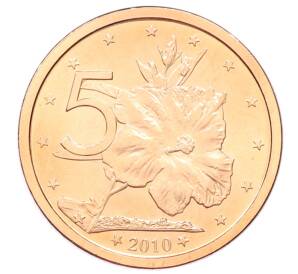 5 центов 2010 года Острова Кука — Фото №1
