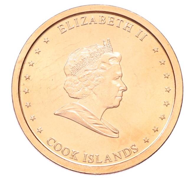 Монета 5 центов 2010 года Острова Кука (Артикул: M2-88615) — Фото №2