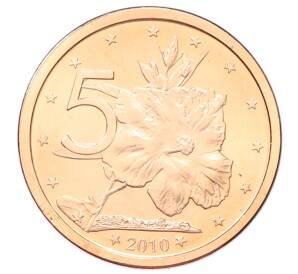 5 центов 2010 года Острова Кука — Фото №1