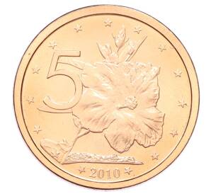 5 центов 2010 года Острова Кука — Фото №1