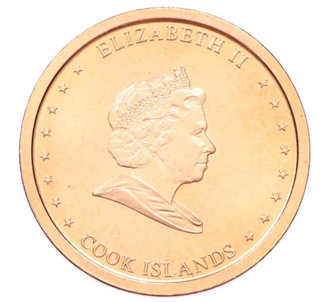 Монета 5 центов 2010 года Острова Кука (Артикул: M2-88621) — Фото №2