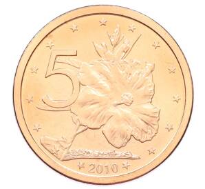 5 центов 2010 года Острова Кука — Фото №1