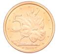 Монета 5 центов 2010 года Острова Кука (Артикул: M2-88624) — Фото №1
