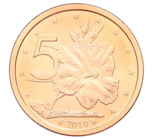 5 центов 2010 года Острова Кука — Фото №1