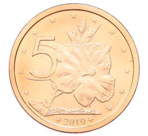 5 центов 2010 года Острова Кука — Фото №1