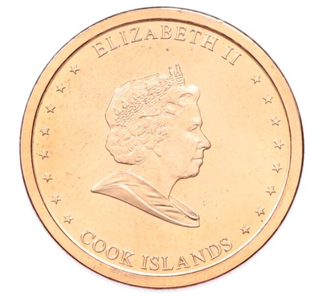 Монета 5 центов 2010 года Острова Кука (Артикул: M2-88627) — Фото №2