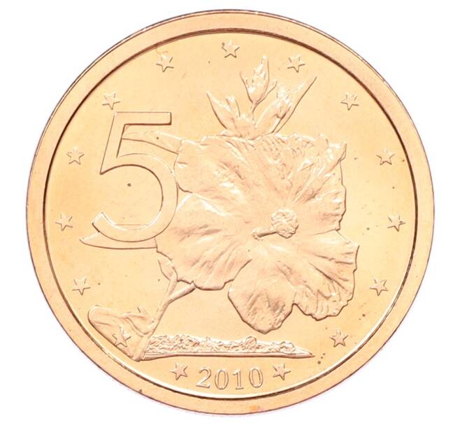 Монета 5 центов 2010 года Острова Кука (Артикул: M2-88629) — Фото №1