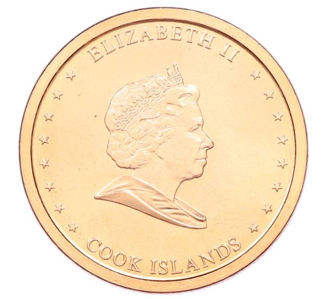 Монета 5 центов 2010 года Острова Кука (Артикул: M2-88629) — Фото №2