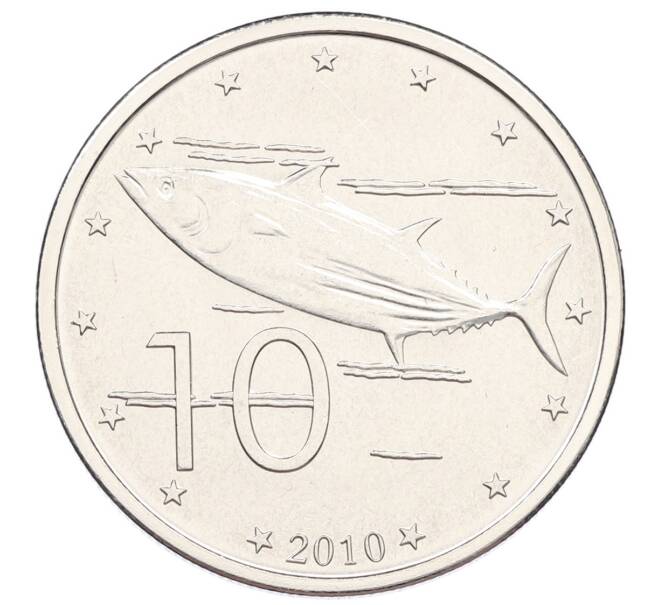 Монета 10 центов 2010 года Острова Кука (Артикул: M2-88635) — Фото №1
