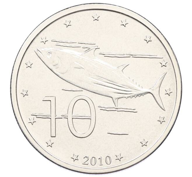 Монета 10 центов 2010 года Острова Кука (Артикул: M2-88640) — Фото №1