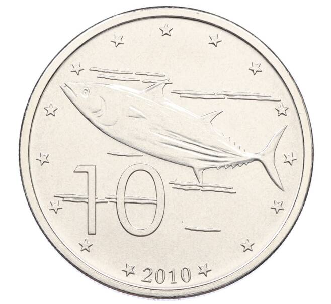 Монета 10 центов 2010 года Острова Кука (Артикул: M2-88641) — Фото №1