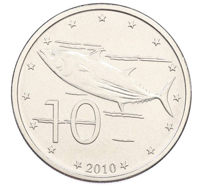 Монета 10 центов 2010 года Острова Кука (Артикул: M2-88642) — Фото №1
