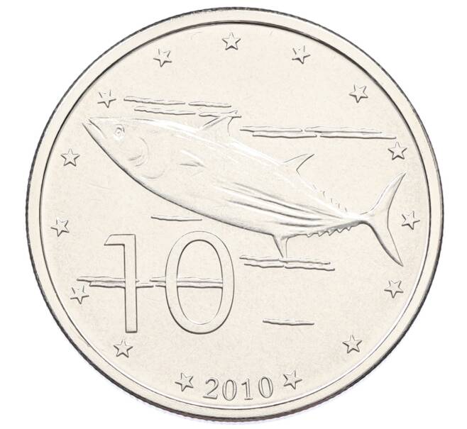Монета 10 центов 2010 года Острова Кука (Артикул: M2-88643) — Фото №1
