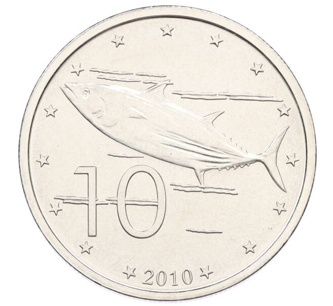 Монета 10 центов 2010 года Острова Кука (Артикул: M2-88645) — Фото №1