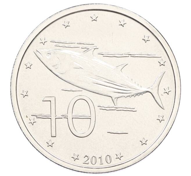 Монета 10 центов 2010 года Острова Кука (Артикул: M2-88646) — Фото №1