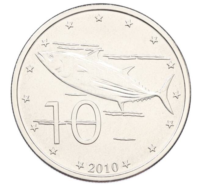 Монета 10 центов 2010 года Острова Кука (Артикул: M2-88648) — Фото №1