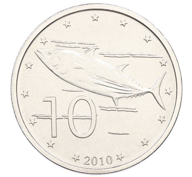 Монета 10 центов 2010 года Острова Кука (Артикул: M2-88649) — Фото №1