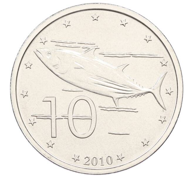 Монета 10 центов 2010 года Острова Кука (Артикул: M2-88650) — Фото №1