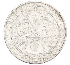 1 флорин (2 шиллинга) 1894 года Великобритания — Фото №1