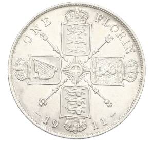 1 флорин 1911 года Великобритания — Фото №1