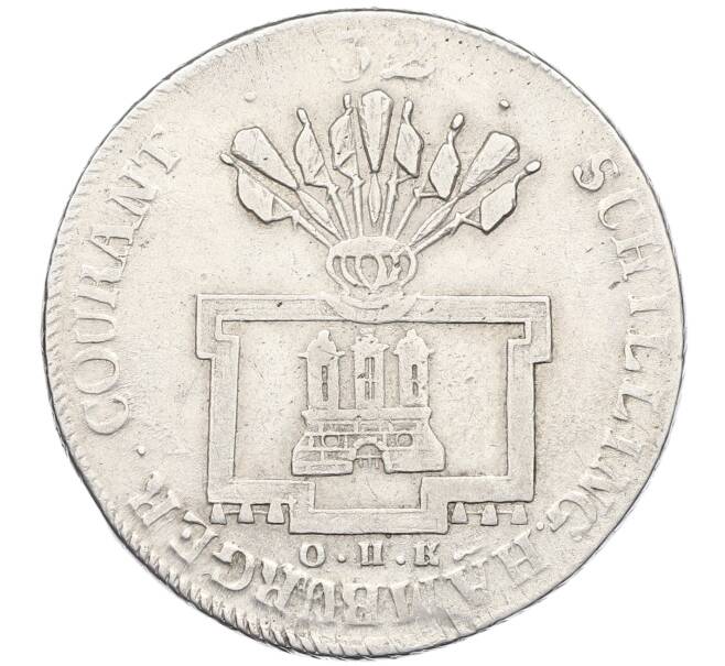 Монета 32 шиллинга 1796 года Гамбург (Артикул: K12-64609) — Фото №2