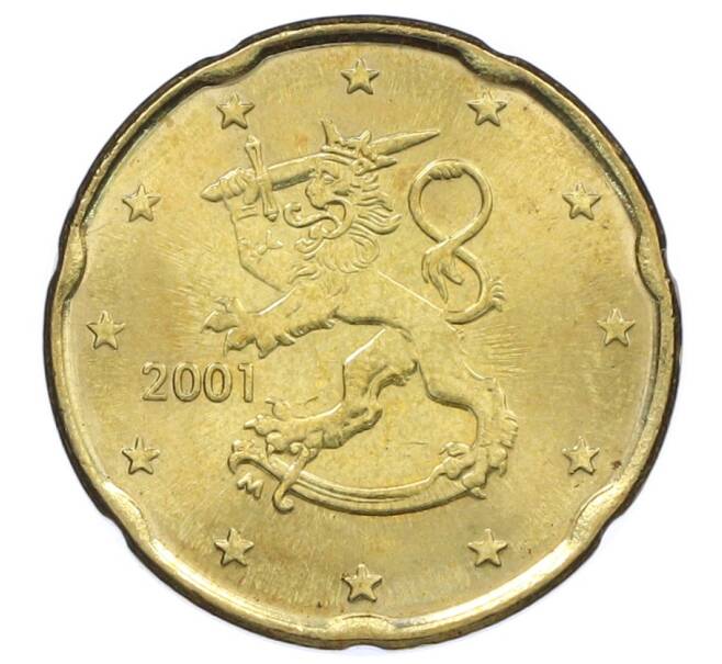 Монета 20 евроцентов 2001 года Финляндия (Артикул: M2-88658) — Фото №1