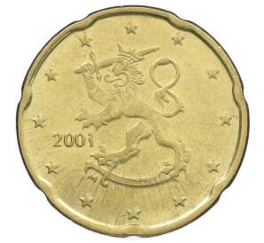 20 евроцентов 2001 года Финляндия — Фото №1