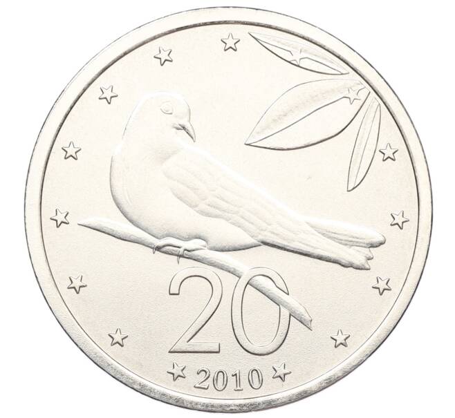 Монета 20 центов 2010 года Острова Кука (Артикул: M2-88682) — Фото №1