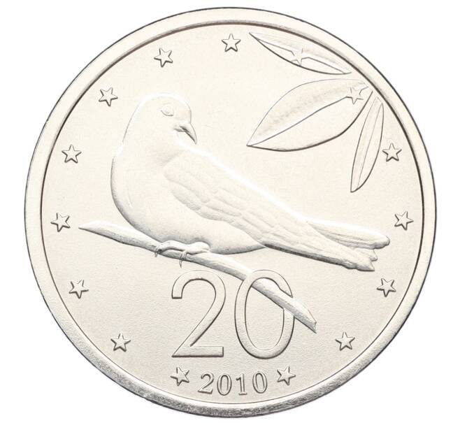 Монета 20 центов 2010 года Острова Кука (Артикул: M2-88684) — Фото №1