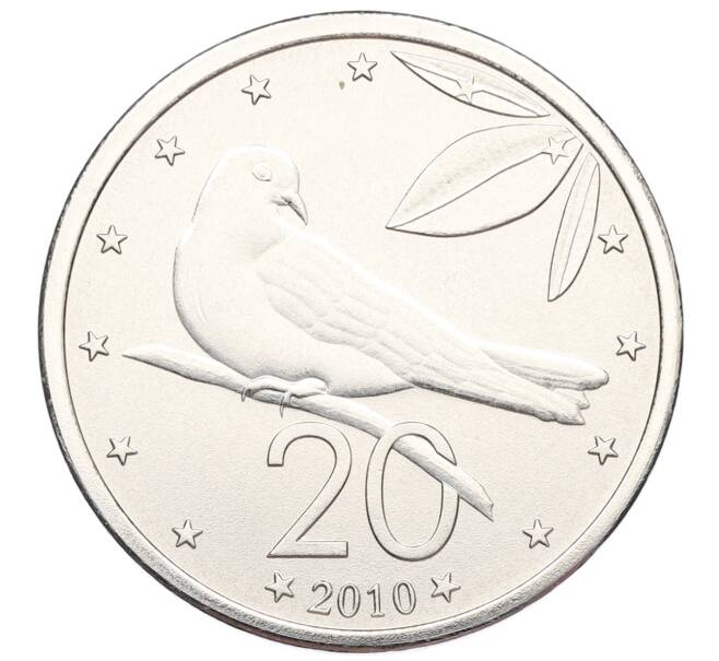 Монета 20 центов 2010 года Острова Кука (Артикул: M2-88686) — Фото №1