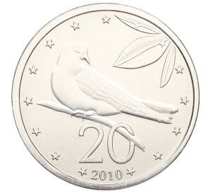 20 центов 2010 года Острова Кука — Фото №1