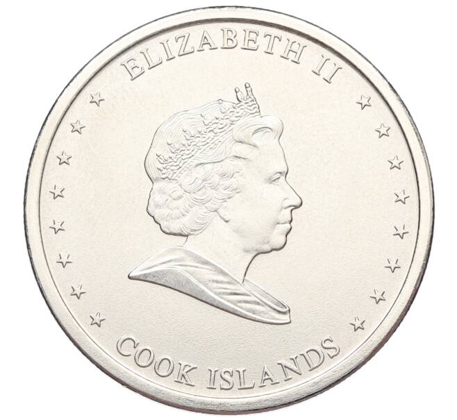 Монета 20 центов 2010 года Острова Кука (Артикул: M2-88690) — Фото №2