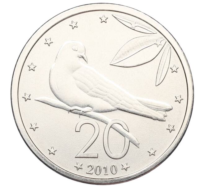 Монета 20 центов 2010 года Острова Кука (Артикул: M2-88691) — Фото №1