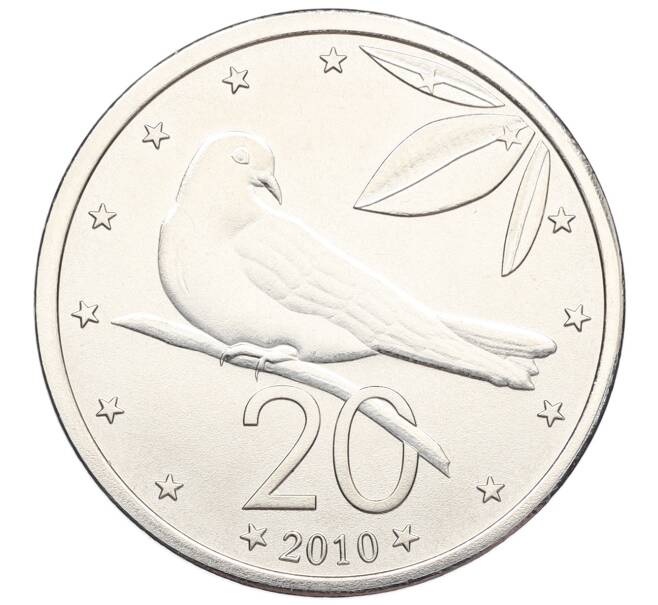Монета 20 центов 2010 года Острова Кука (Артикул: M2-88693) — Фото №1