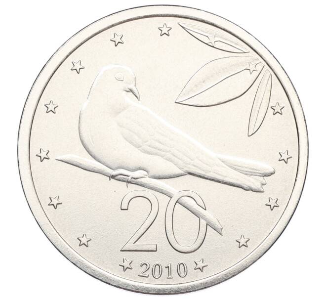 Монета 20 центов 2010 года Острова Кука (Артикул: M2-88694) — Фото №1
