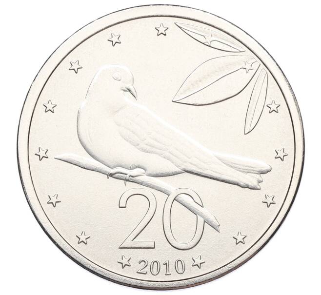 Монета 20 центов 2010 года Острова Кука (Артикул: M2-88697) — Фото №1
