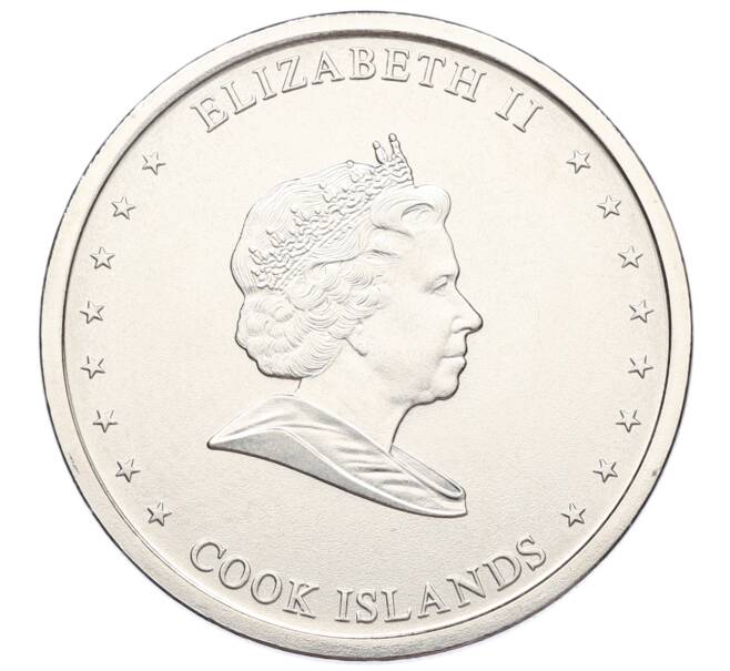 Монета 20 центов 2010 года Острова Кука (Артикул: M2-88697) — Фото №2