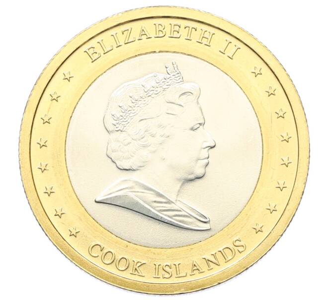 Монета 1 доллар 2010 года Острова Кука (Артикул: M2-88707) — Фото №2