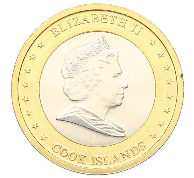 Монета 1 доллар 2010 года Острова Кука (Артикул: M2-88708) — Фото №2