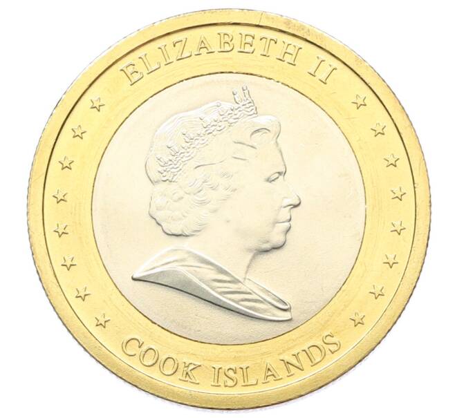 Монета 1 доллар 2010 года Острова Кука (Артикул: M2-88712) — Фото №2