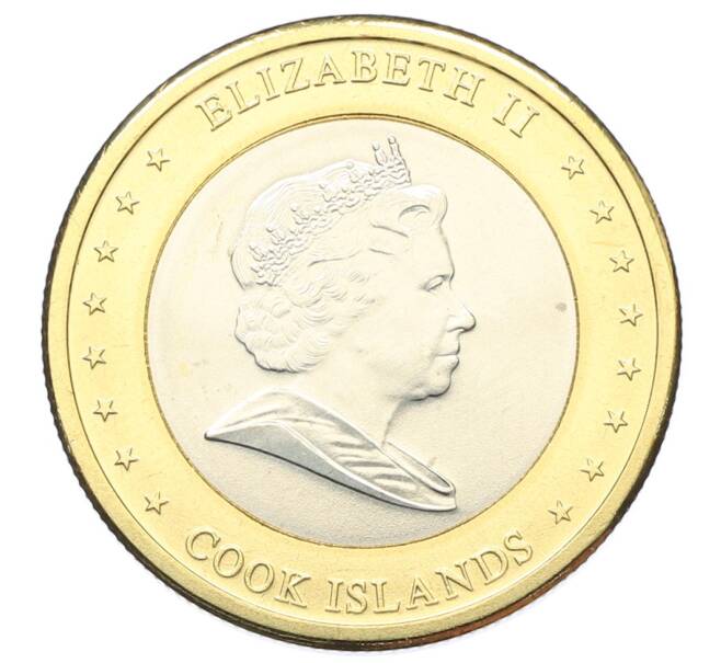 Монета 1 доллар 2010 года Острова Кука (Артикул: M2-88715) — Фото №2