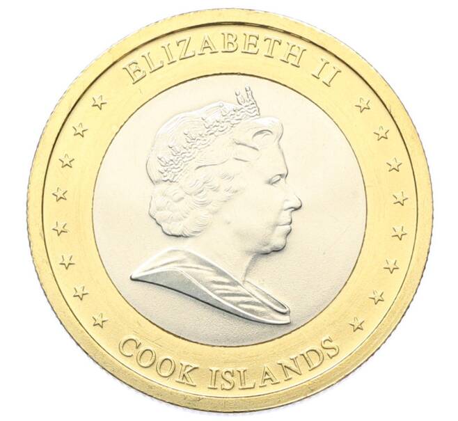 Монета 1 доллар 2010 года Острова Кука (Артикул: M2-88718) — Фото №2