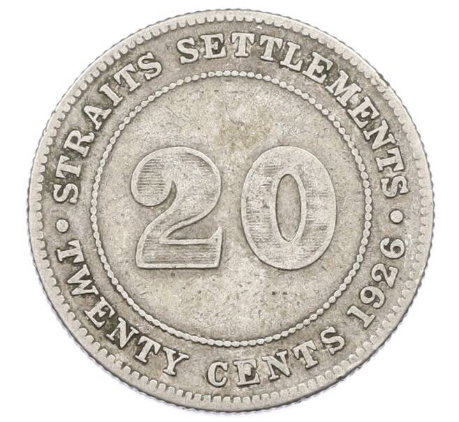 Монета 20 центов 1926 года Стрейтс Сетлментс (Артикул: M2-88742) — Фото №1