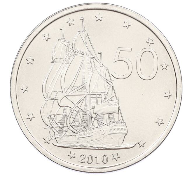 Монета 50 центов 2010 года Острова Кука (Артикул: M2-88747) — Фото №1