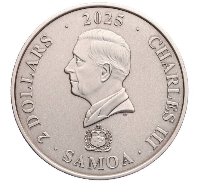 Монета 2 доллара 2025 года Самоа «Мифические существа — Лю Шу» (Артикул: M2-88752) — Фото №2