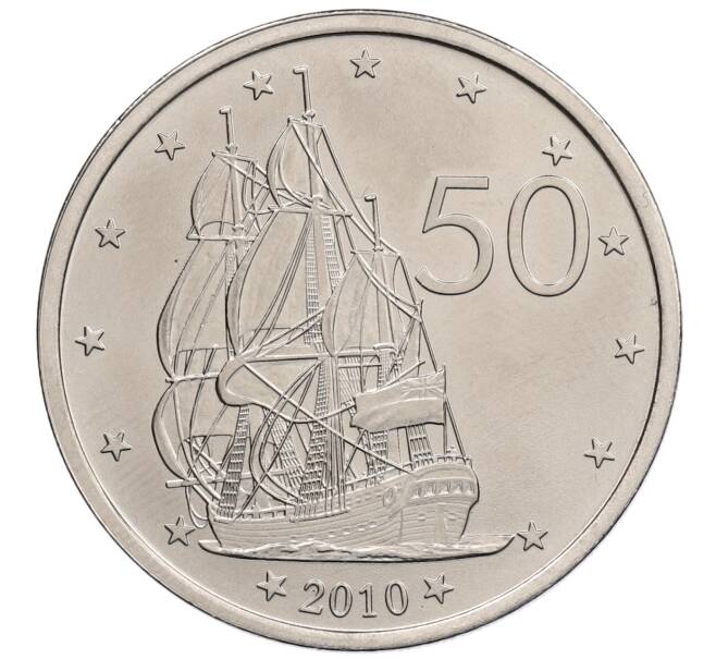Монета 50 центов 2010 года Острова Кука (Артикул: M2-88754) — Фото №1