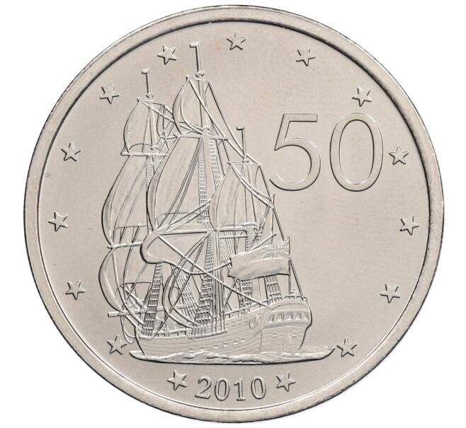 Монета 50 центов 2010 года Острова Кука (Артикул: M2-88755) — Фото №1
