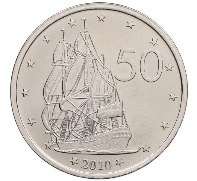Монета 50 центов 2010 года Острова Кука (Артикул: M2-88759) — Фото №1