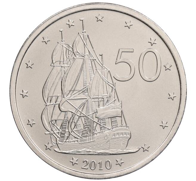 Монета 50 центов 2010 года Острова Кука (Артикул: M2-88764) — Фото №1